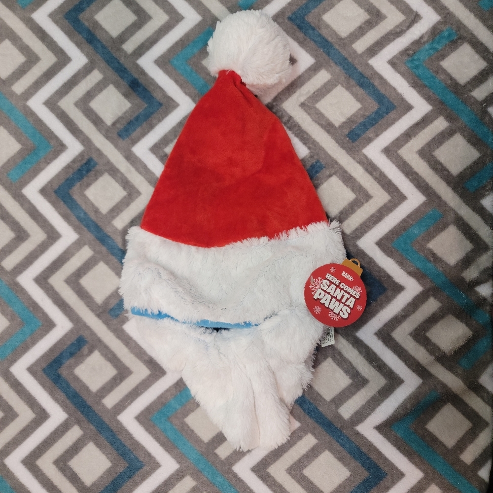 Bark Box Here Comes Santa Paws Hat 2021 M/L